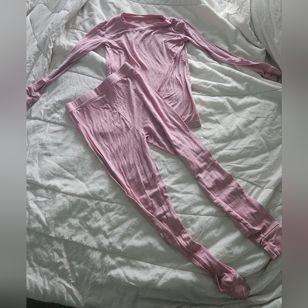 Little Sleepies Pink Longsleeve Pj Set Size 5/6